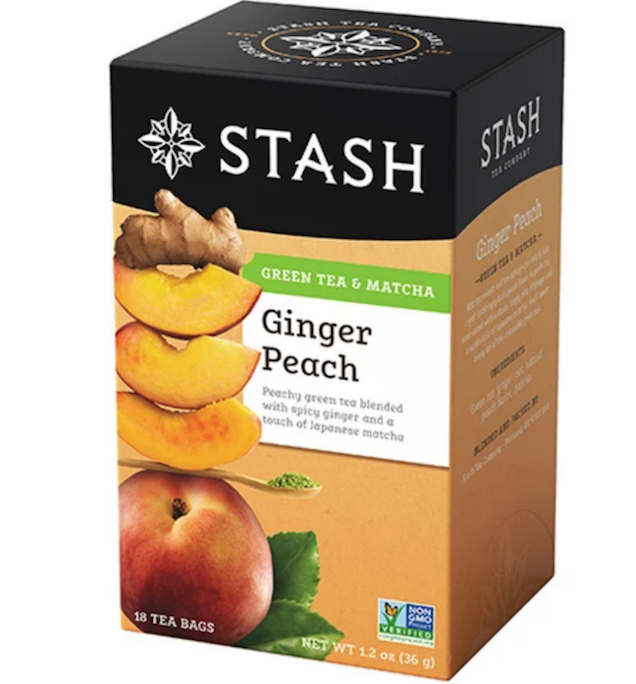 Stash Ginger Peach Tea with Green Tea & Matcha